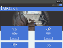 Tablet Screenshot of jaegeraviation.com